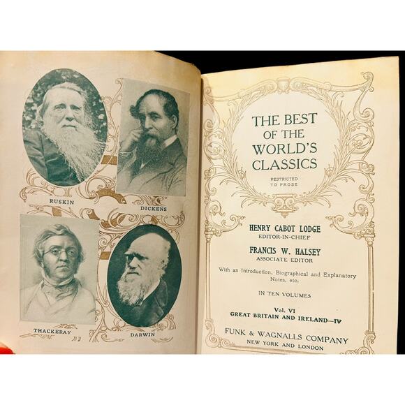 The Best of the World's Classics-Henry Cabot Lodge-1st Editions-1909-Set of 5 - Picture 6 of 12